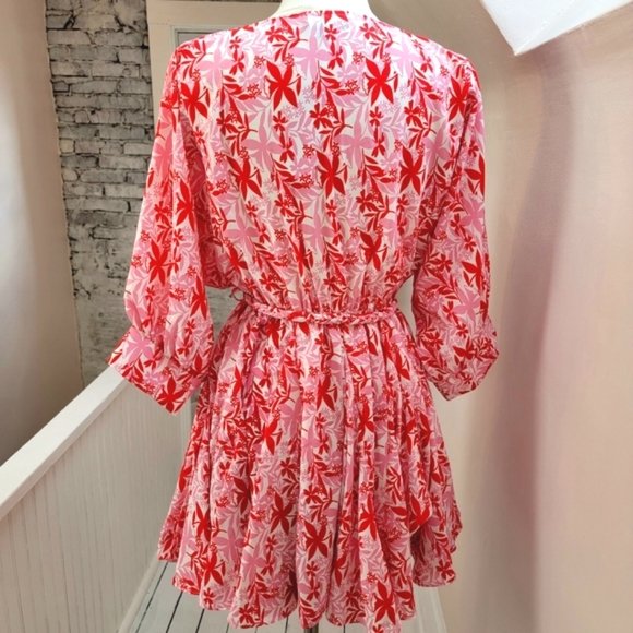 NWT Aakaa Pink Tropical Dress 💘 - Picture 3 of 3